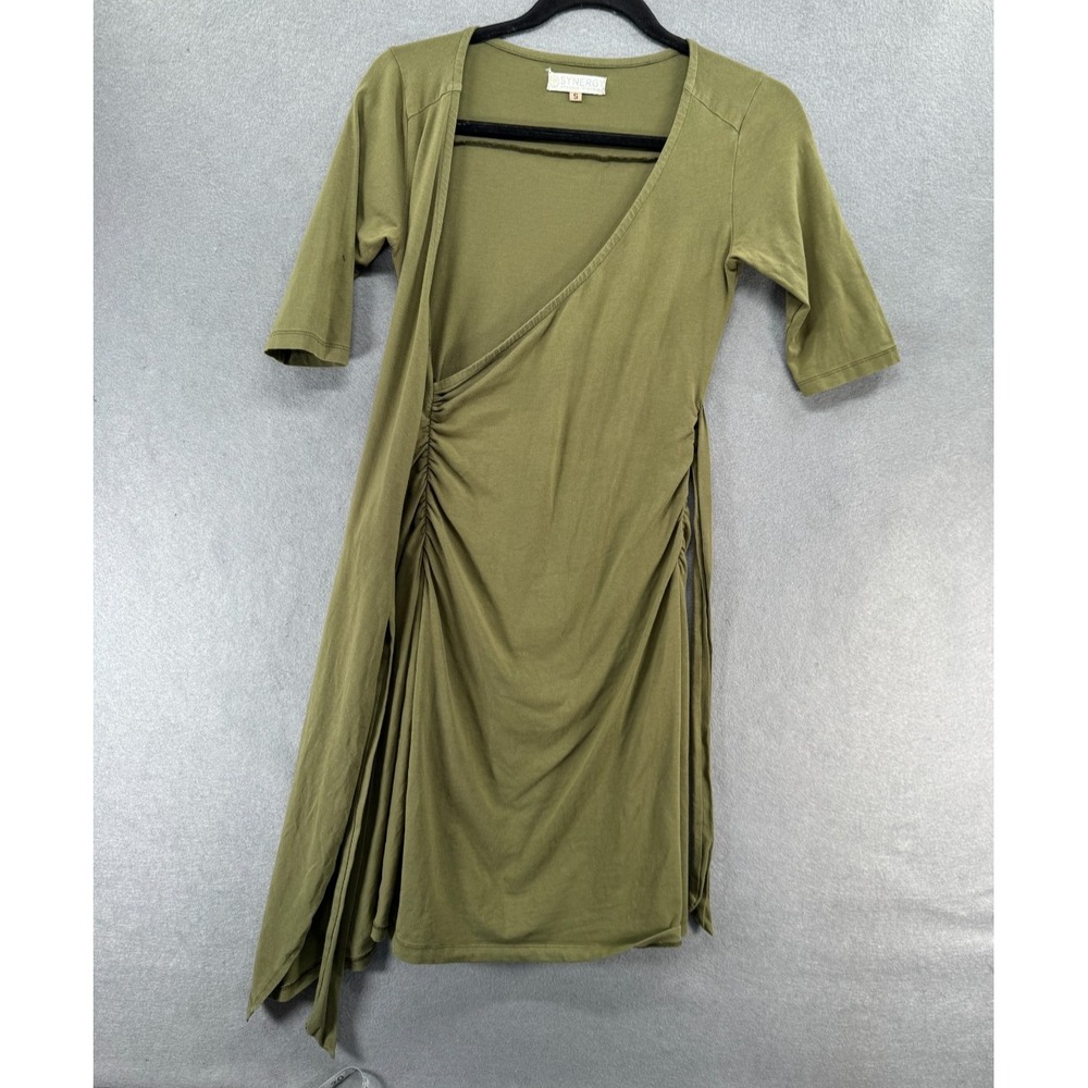 Synergy Organic Clothing Olive Long Sleeve Dress - Picture 2 of 13
